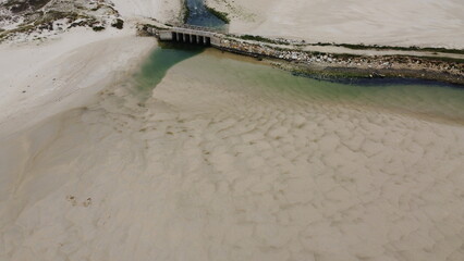 view of the beach in winter