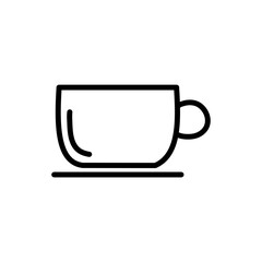 cup of coffe icon vector 