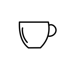 cup of coffe icon vector 