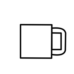 cup of coffe icon vector 