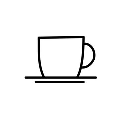 cup of coffe icon vector 