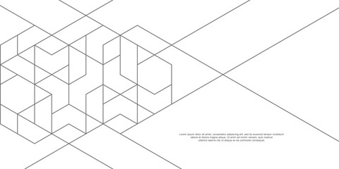 The graphic design elements with isometric shape blocks. Vector illustration of abstract geometric background