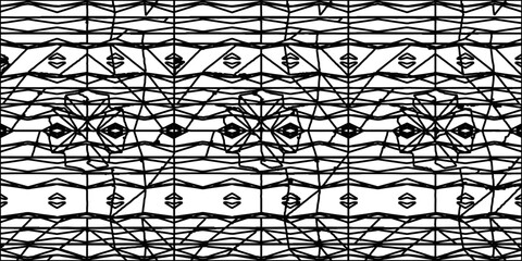 White background with striped shapes. Texture with figures from lines.Line shape design.Abstract background for web page, textures, card, poster, fabric, textile. Monochrome graphic repeating design. 