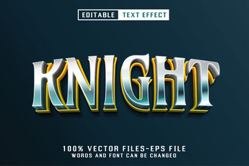 Knight Editable Text Effect