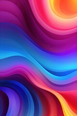 Waves of Creativity Abstract Colors in Background Design Elegant Colorful Waves Crafting Abstract Backgrounds