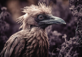 Fototapeta premium predatory bird in field