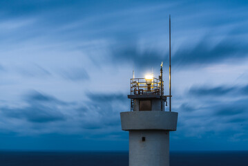 Fototapeta na wymiar lighthouse on the coast