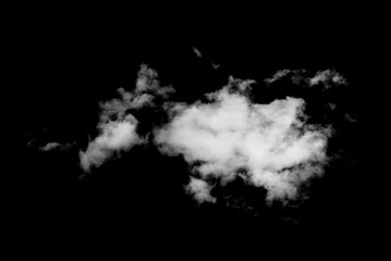 Fototapeta na wymiar Biała chmura, dym