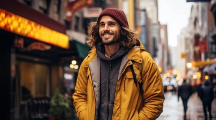 Obraz premium person in the street
