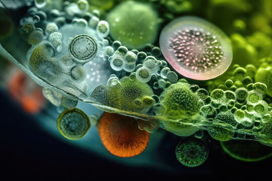 Microbial colonies for microbiological science	