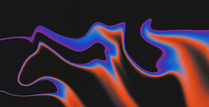 4K Beautiful color gradient background with noise. Abstract pastel holographic blurred grainy gradient banner background texture Colorful digital grain soft noise effect Nostalgia, vintage, retro