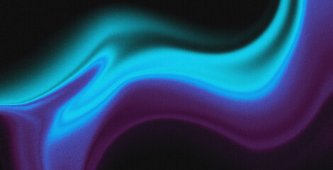 4K Beautiful color gradient background with noise. Abstract pastel holographic blurred grainy gradient banner background texture Colorful digital grain soft noise effect Nostalgia, vintage, retro © Kateryna