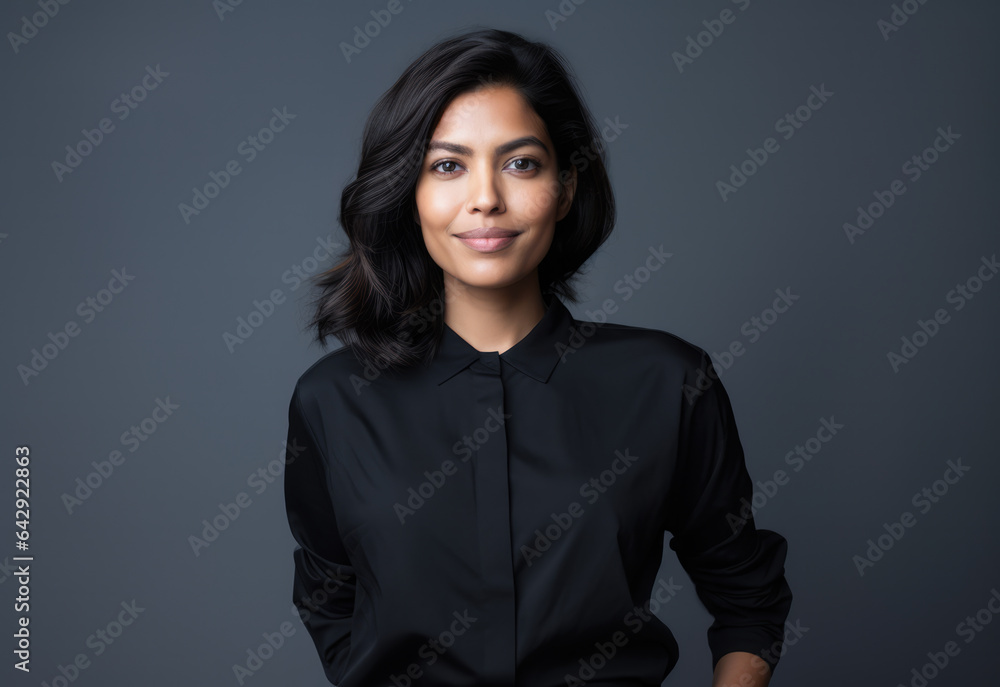 Poster Portrait of an Indian businesswoman.