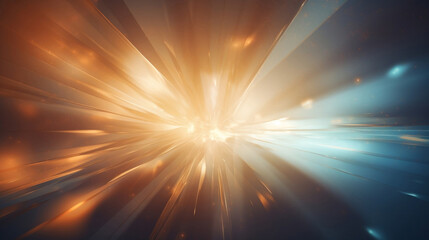 Abstract light burst background with rays