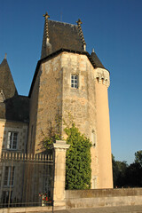 chateau; hotel de ville; region Pays de Loire; La Fléche; 72, Sarthe , France