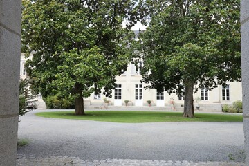 La préfecture, vue de l'extérieur, ville de Laval, département de la Mayenne, France