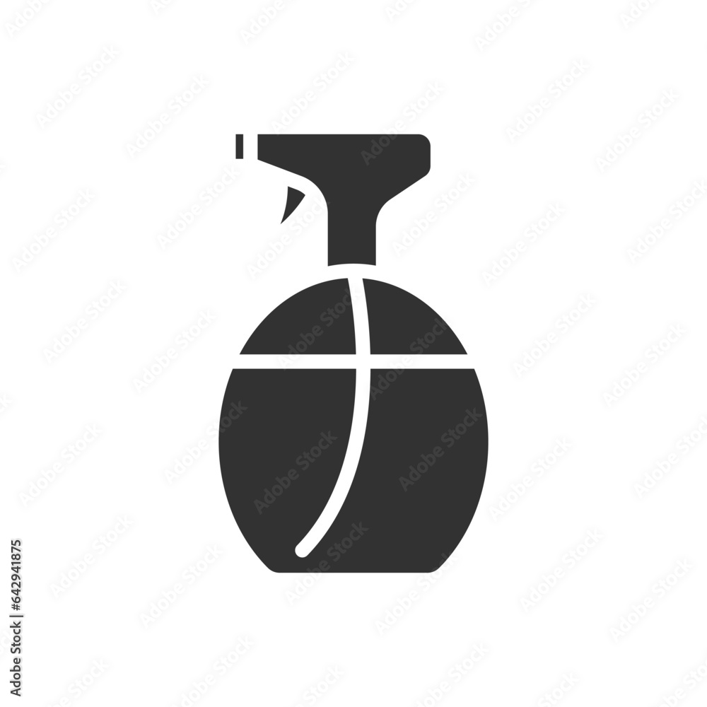 Poster sprayer glyph vector icon isolated. sprayer stock vector icon for web, mobile app and ui design