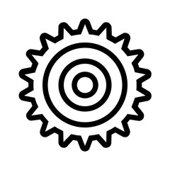 Gear Line Icon 50
