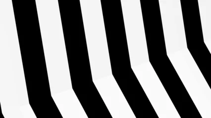 Schilderijen op glas Wallpaper with black and white shapes. Abstract background for wallpapers and designs.Background in 4k format 3840 х 2160. © t2k4