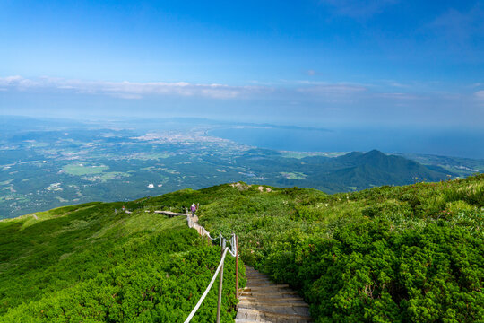 鳥取　大山山頂　夏