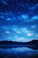 Obraz na płótnie Canvas Nightly sky scene with stars