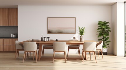 Sophisticated Mock-Up Art: Framing Elegance in Home Settings
