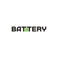 Battery logo vector symbol, power, energy, Charging battery sign icon battery percentage minimalistic icon