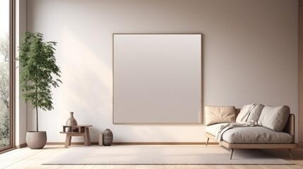 The Essence of Modern Elegance: Mock-Up Frame Brilliance in Chic Decor