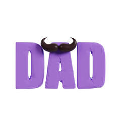 Father's Day 3d icon  for ui ux or apps