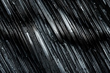 Obraz premium Silver and black tourmaline crystal close shot texture