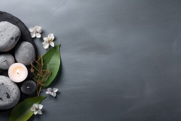 The idea of Spa Wellness Relax is portrayed by a background of a spa