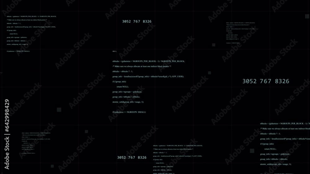 Poster HUD Finance Display.Abstract Futuristic screen with animated digital,charts,computer data.