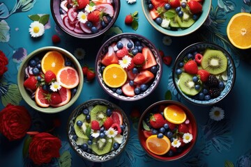 Vibrant Delights: Scandinavian-inspired Summer Fruits Fiesta