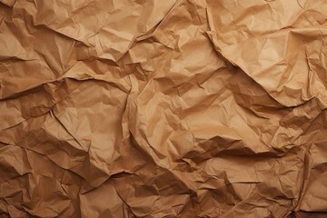 Wrinkled brown paper appearance