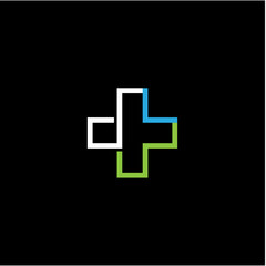 Obraz premium DLW Medical or doctor Logo Vector Art, Icons, and Graphics for Free Download