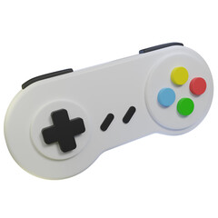 3d joystick video game illustration