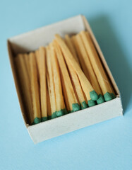 matches are in the box