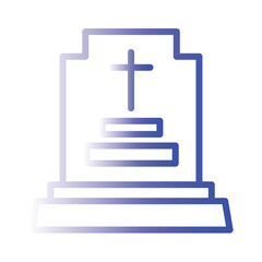 Fototapeta premium Cemetery Death Grave Icon