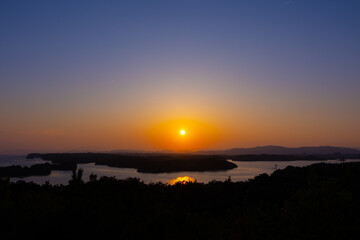 伊勢の美しい景色と夕日