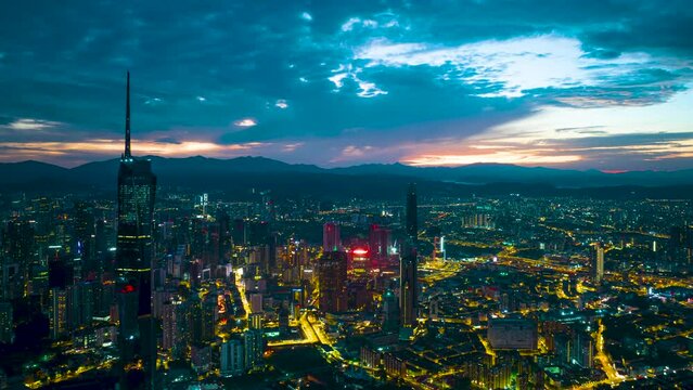 an aerial establish hyper lapse shots on 2nd tallest Skyscrapper Warisan Merdeka 118 or PNB118
