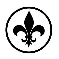 Fleur delis icon vector 