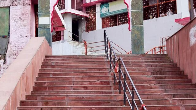 hindu goddess Shri Chamunda Mata ancient temple from different angle at day