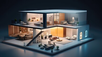 Smart Digital Home Showcase. A Glimpse into the Future of Modern Living