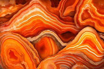 Orange agate texture background for design