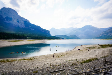 Lake in the mountains of Canada Alberta, Kananaskis	
