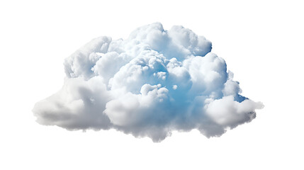 High-quality transparent cloud PNG with realistic shading and lighting effects