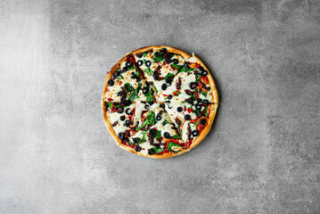Obraz na płótnie Canvas pizza for menu, Pizza, american style pizza, italian izza