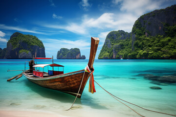 Fototapeta na wymiar Calm Phi Phi island in Thailand