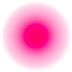 Blurred pink gradient transparent circle background. 