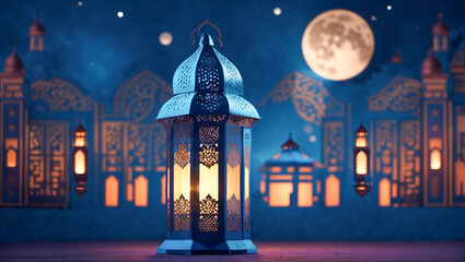 Beautiful lamp holiday Ramadan